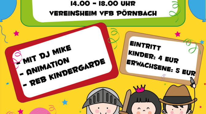 Kinderfasching 16.02.2020